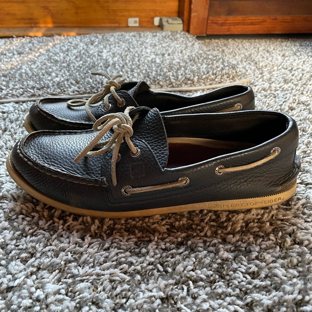 Sperry Topsiders in navy blue size 11.